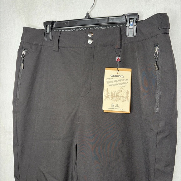 Gerry Shannon Black Soft Shell Ski Pants - Picture 5 of 7